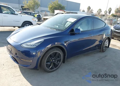 2022 Tesla Model Y Long Range Dual Motor All-Wheel Drive из США, поврежденный, VIN 7SAYGDEE0NF361380